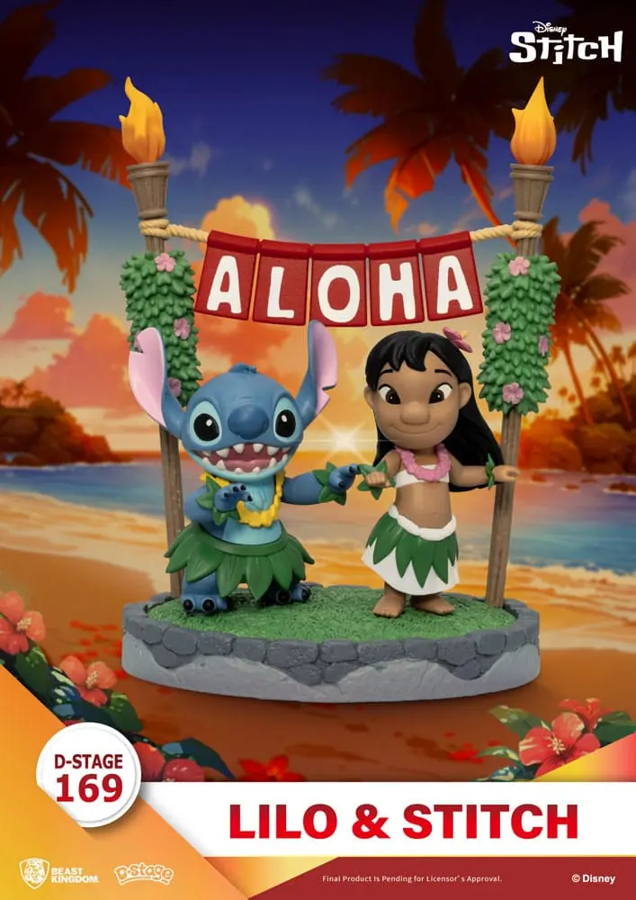 Lilo & Stitch D-Stage PVC Diorama 16 cm