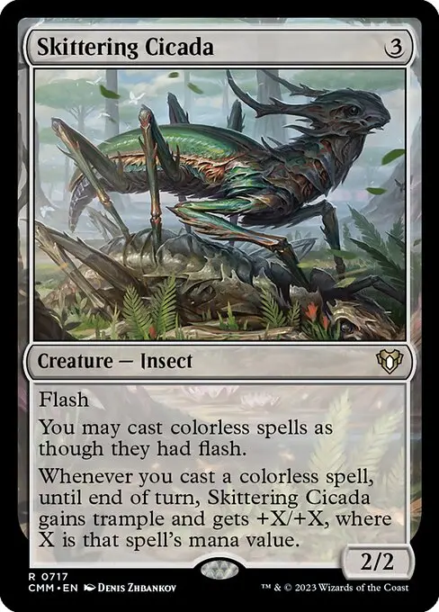 Skittering Cicada (Enkeltkort)
