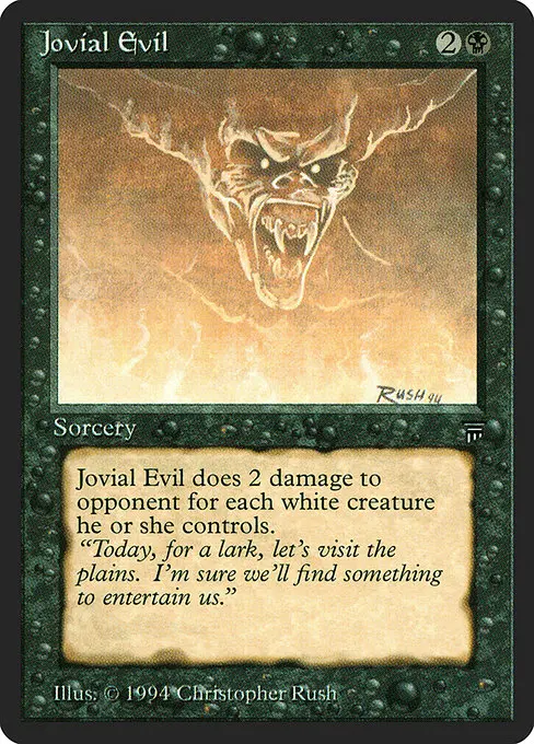 Jovial Evil (Enkeltkort)