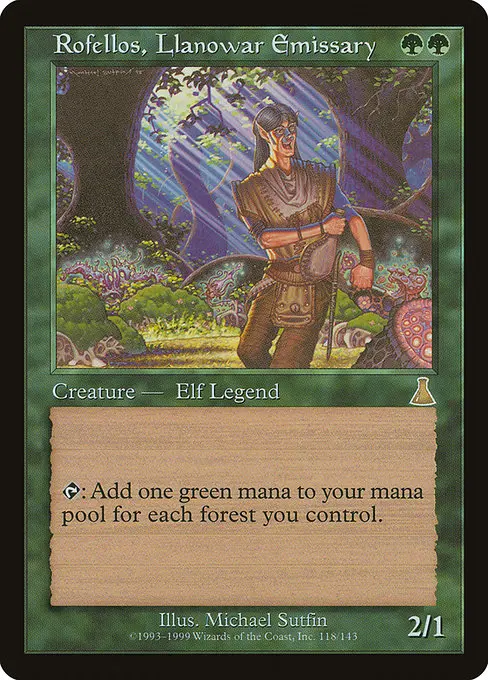 Rofellos, Llanowar Emissary (Enkeltkort)