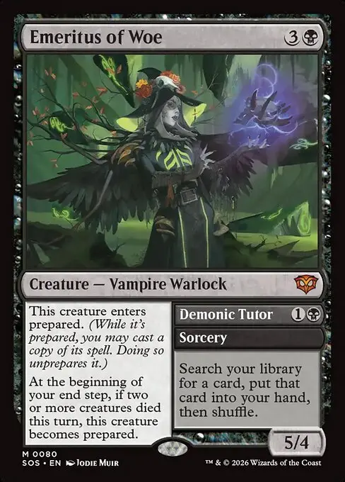 Emeritus of Woe (Enkeltkort)