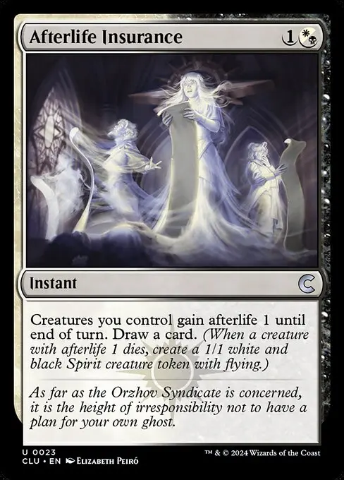 Afterlife Insurance (Enkeltkort)