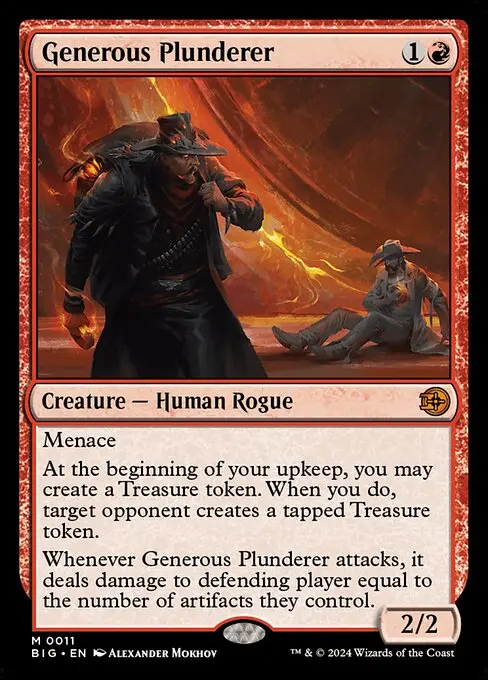 Generous Plunderer (Enkeltkort)