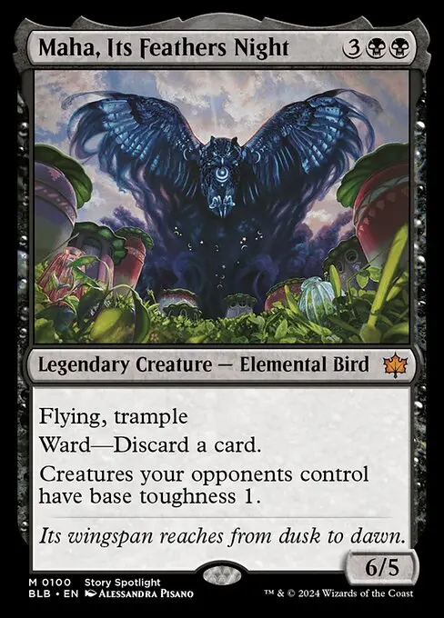 Maha, Its Feathers Night (Enkeltkort)