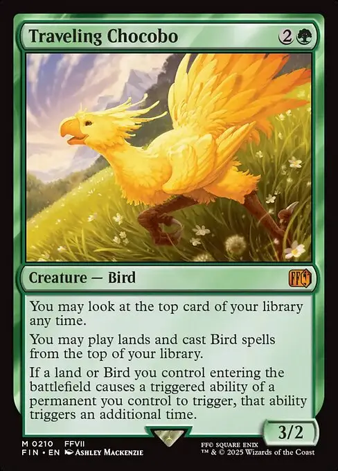 Traveling Chocobo (Enkeltkort)