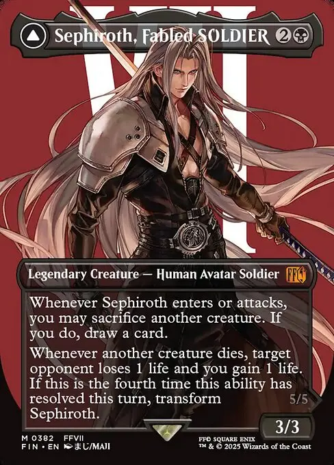 Sephiroth, Fabled SOLDIER (Enkeltkort)
