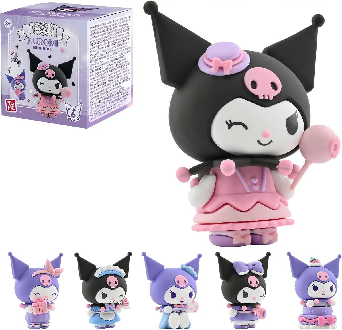 Hello Kitty Kuromi Birthday Party Mini-Doll Blind Box