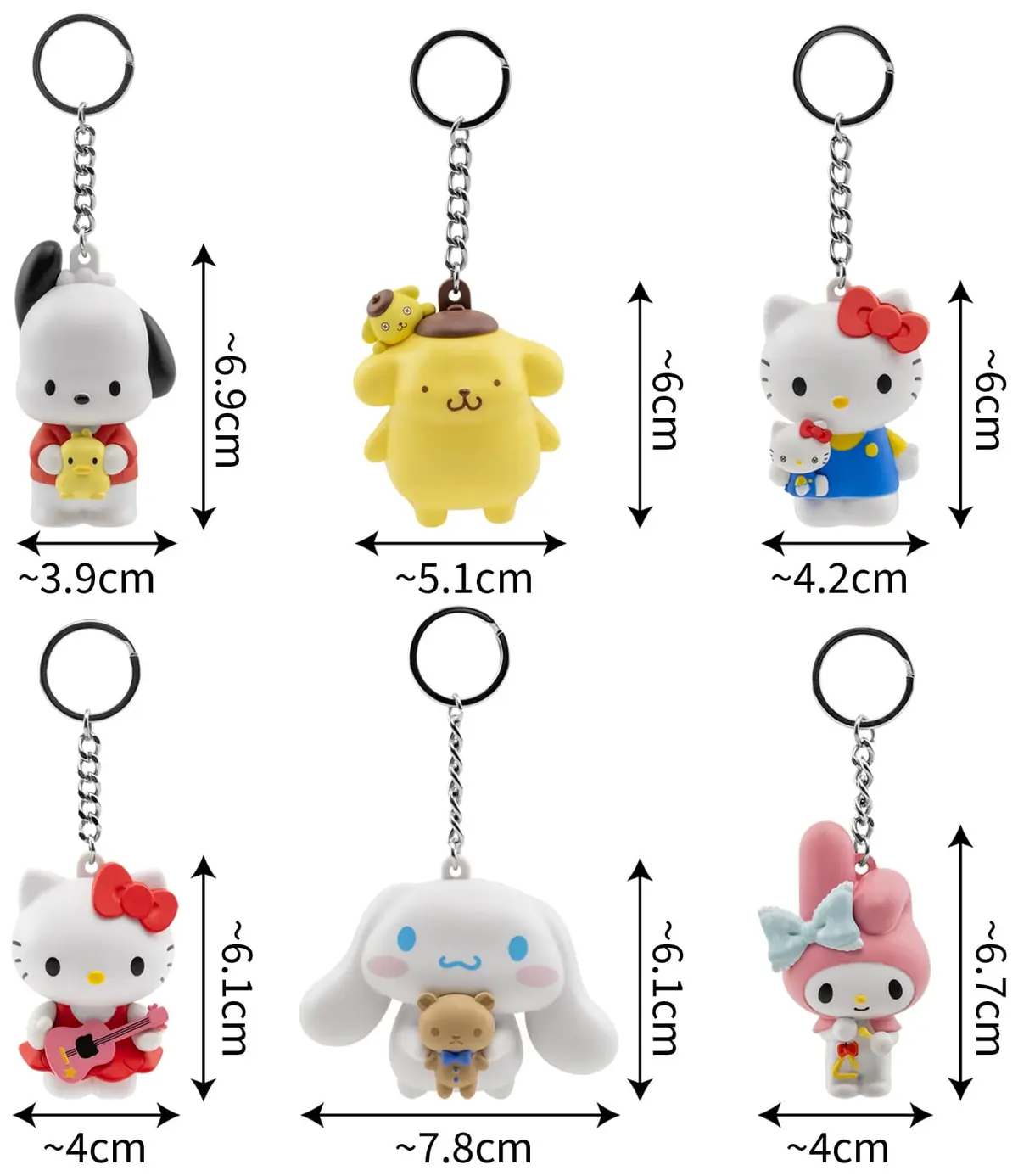 Hello Kitty and Friends Pocket Hero Trading Keychain