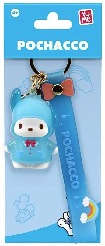 Pochacoo Raincoat Series Keychain with Hand Strap