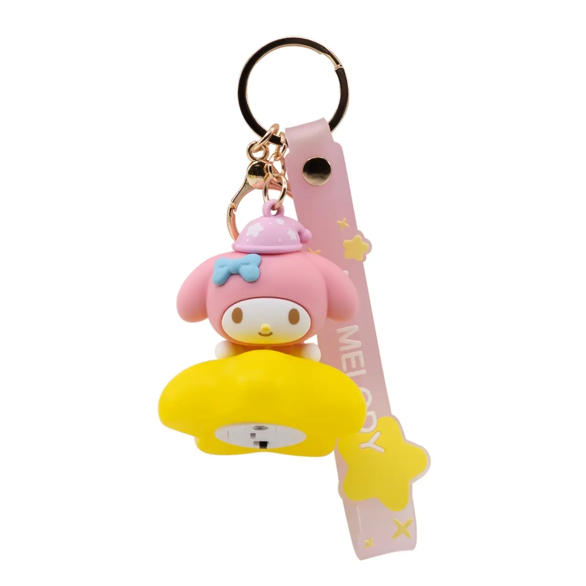 My Melody Light-Up Star Series Keychain with Hand Strap
