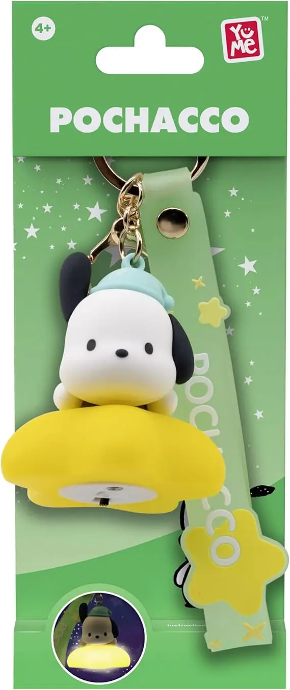 Pochacoo Light-Up Star Series Keychain with Hand Strap