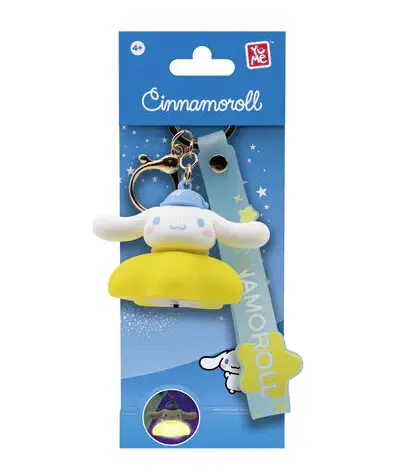 Cinnamoroll Light-Up Star Series KeycHain with Hand Strap