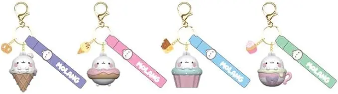 Molang in Cupcake Snack Time Keychain & Strap