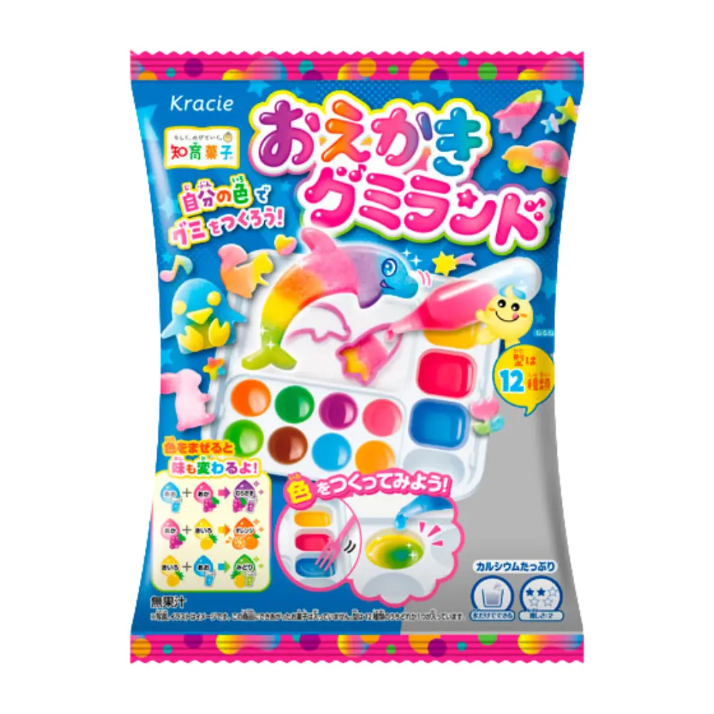 DIY Colorful Gummy Oekaki-Land 27g