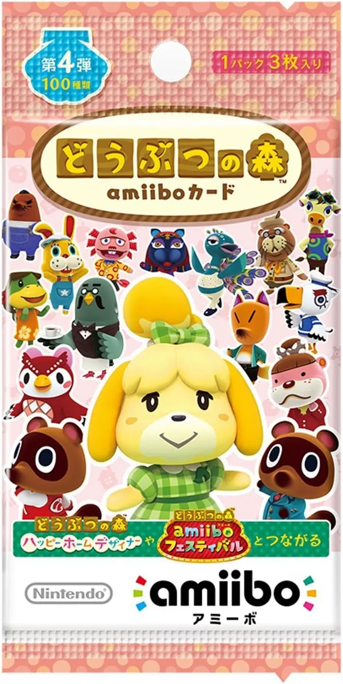 Animal Crossing amiibo Card Pack 4 [JP]