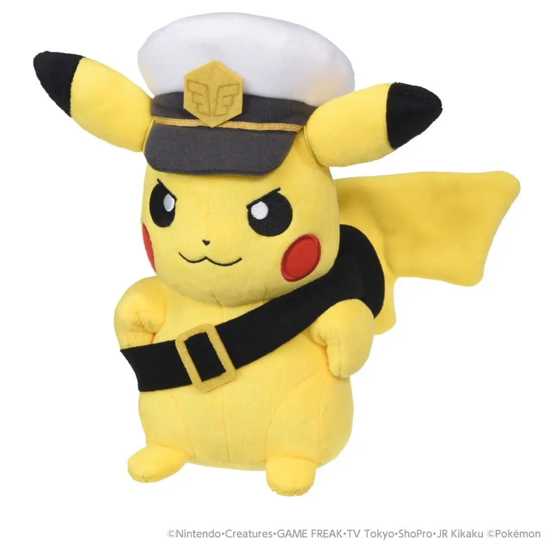 Captain Pikachu Goggles Version Plush Figure 23 cm
