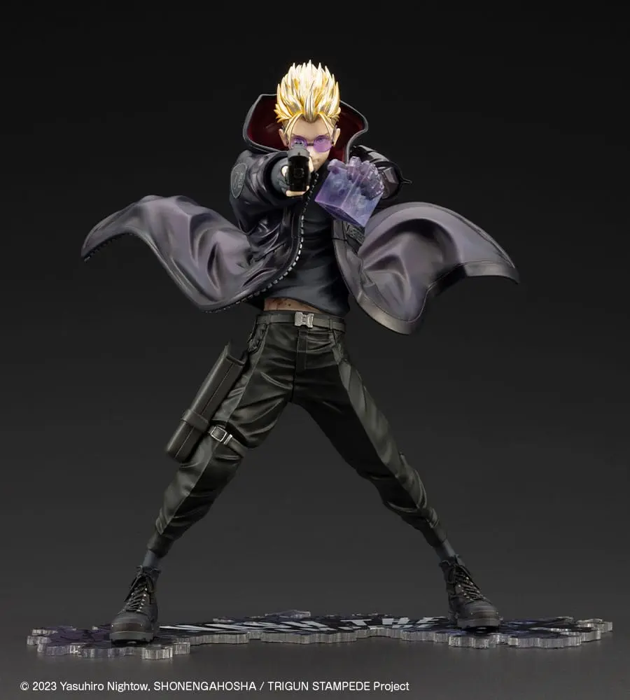 Vash the Stampede The Gunman in Black Version ARTFXJ Statue 22 cm