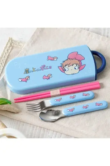 Ponyo on the Cliff Chopsticks, Spoon and Fork Set