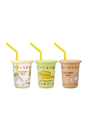 My Neighbor Tororo Cup with Straw 3-Pack