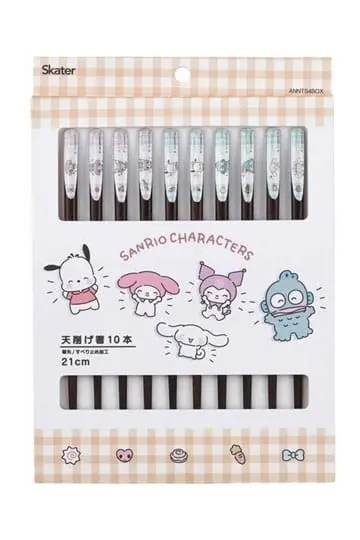 Sanrio Characters Chopsticks 10-Pack 21 cm