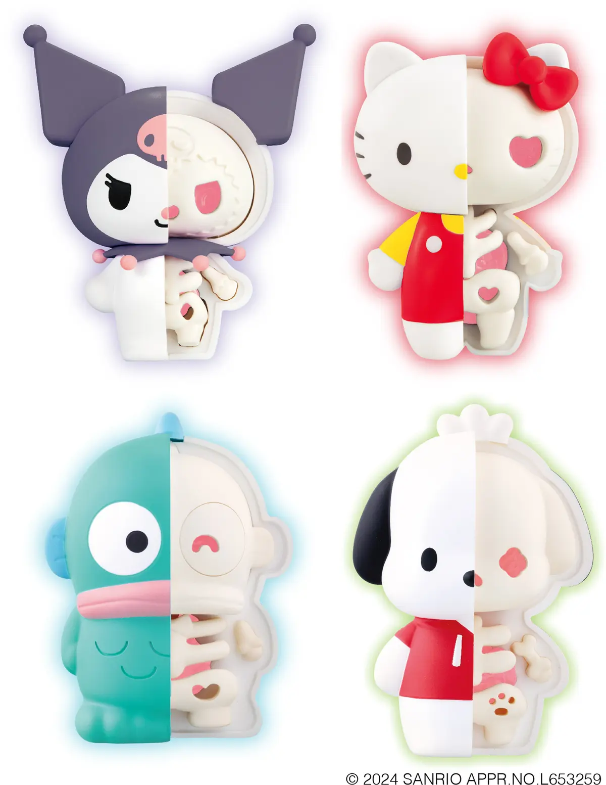 Sanrio Character Pure Pink Puzzle Trading Figure