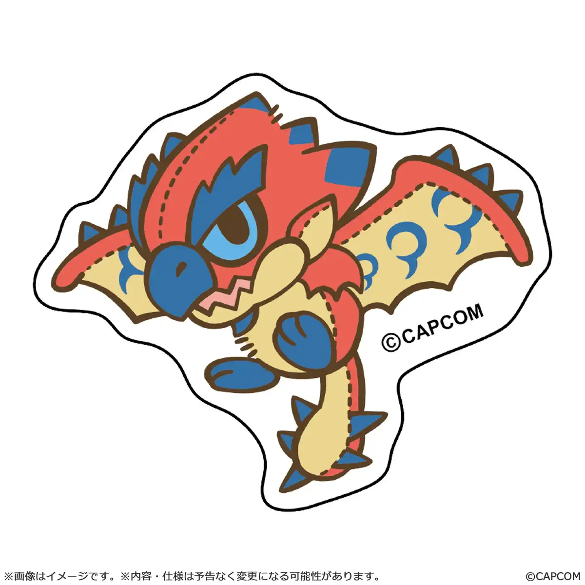 Rathalos Mondefo Die-Cut Sticker