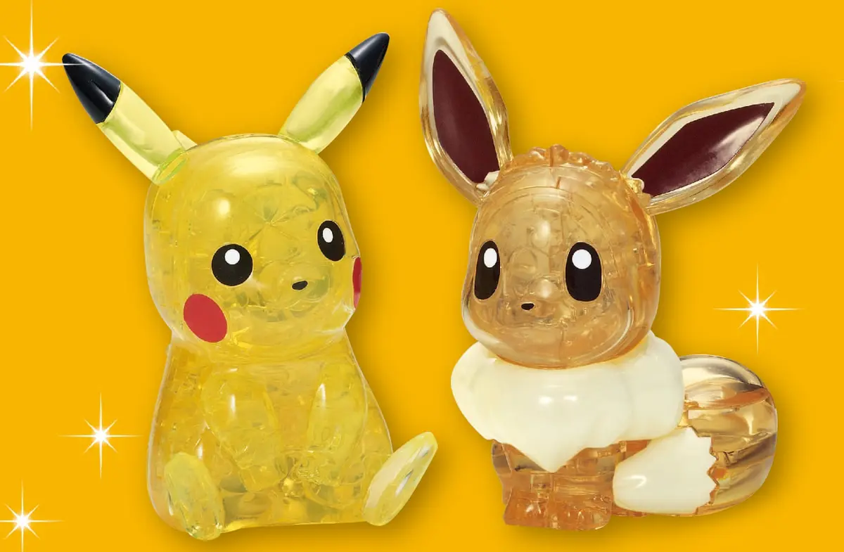 Pikachu and Eevee Crystal Puzzle