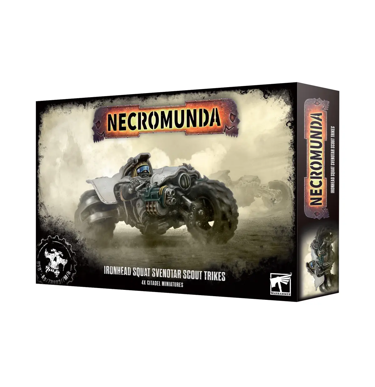 Necromunda: Ironhead Squat Svenotaur Scout Trikes