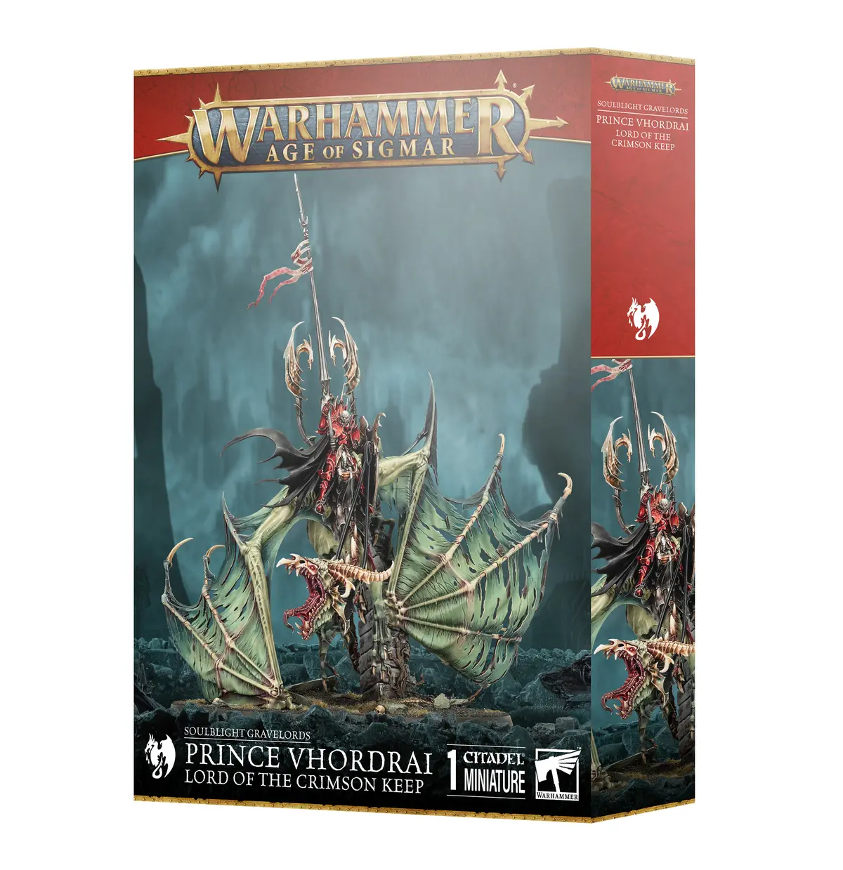 Soulblight Gravelords Prince Vhordrai Lord of the Crimson Keep
