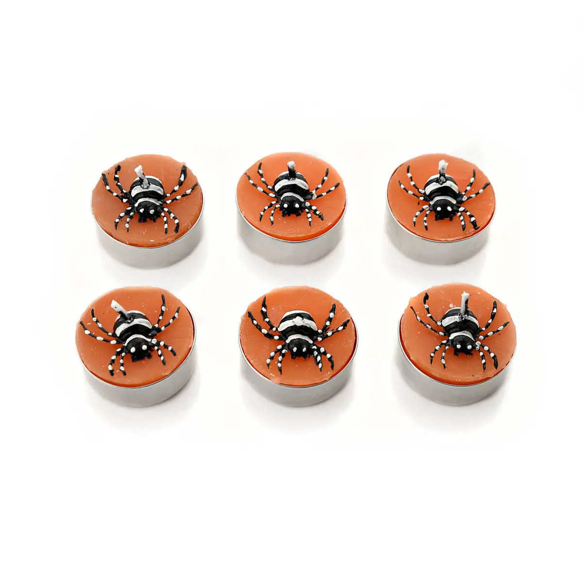 Spider Tea Lights Set of 6