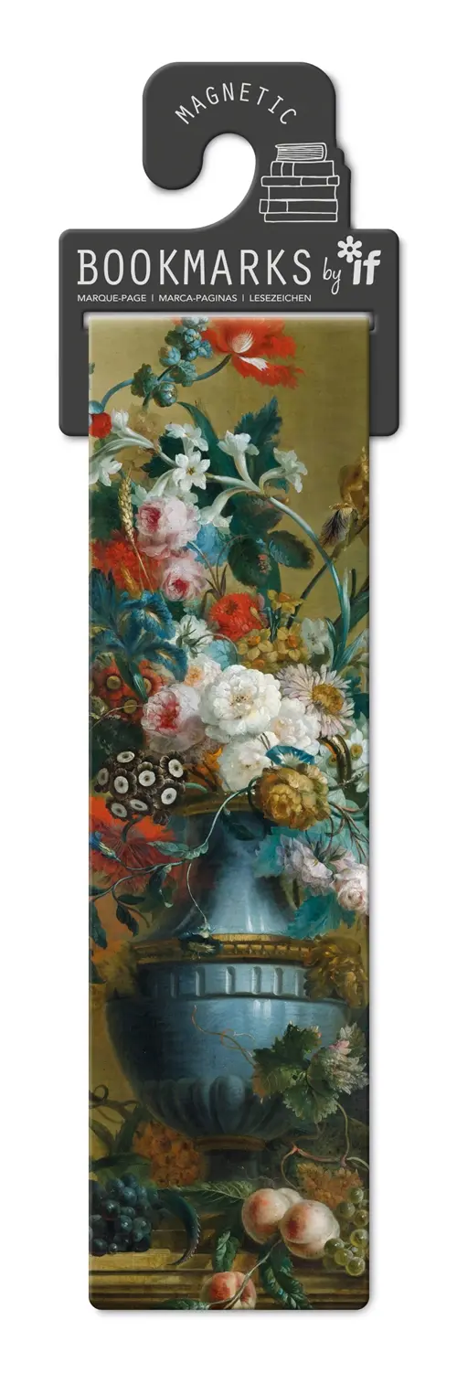 Flowers in a blue vase