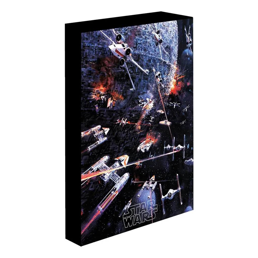 Death Star Assault Light Up Canvas