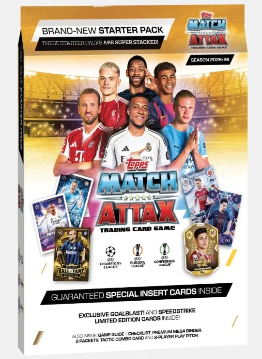 Match Attax UEFA Club Competitions 2025/26 Starter Pack