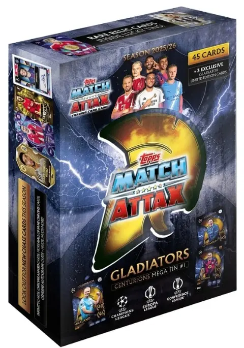 Match Attax UEFA Club Competitions 2025/26 Mega Tin Box