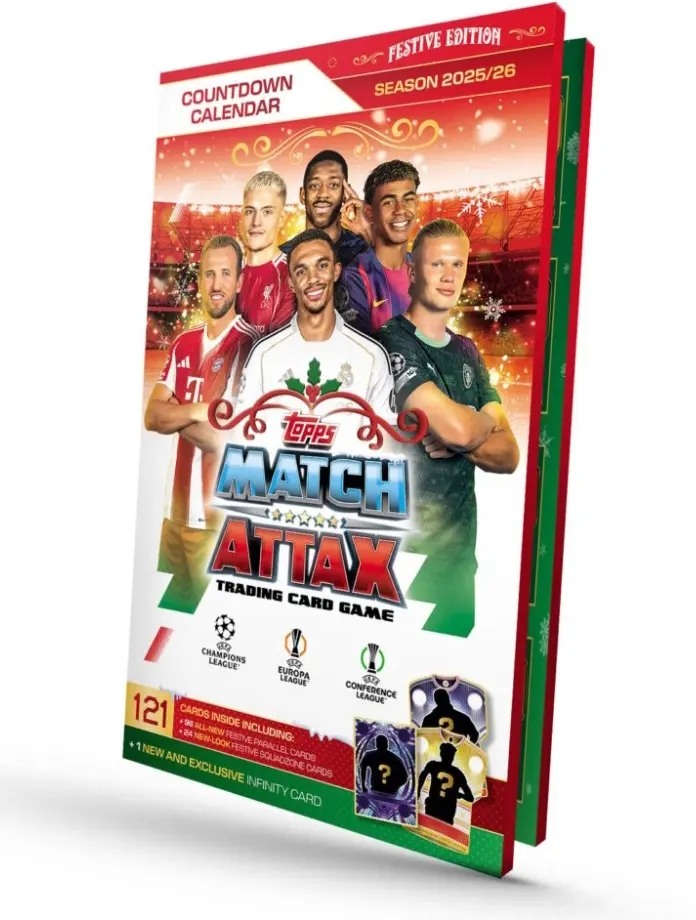 Match Attax UEFA Club Competitions 2025/26 Countdown Calendar
