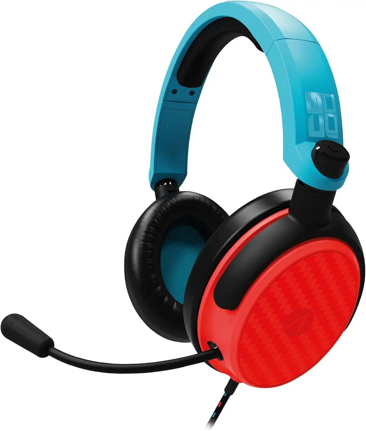 C6-100 Gaming Headset Neon Blue/Red (Multiformat)