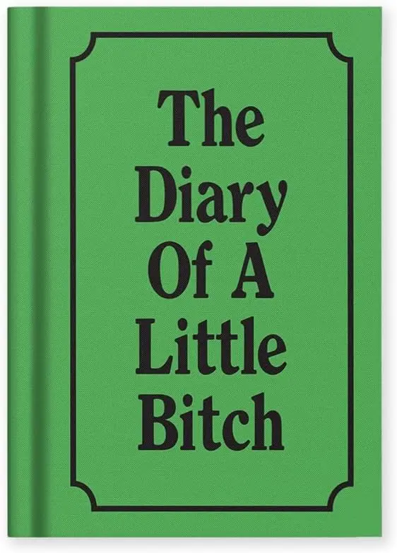 The Diary of a Little Bitch Fabric Hardback Notebook