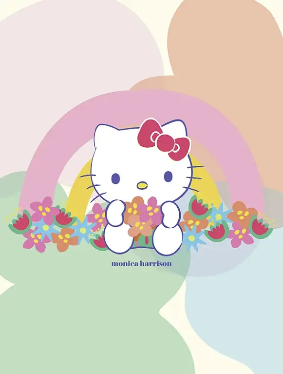 Hello Kitty Notebook - A6 3 pack - Rainbow