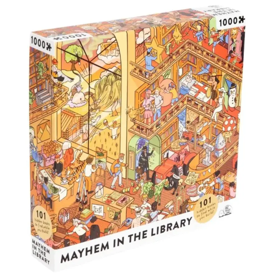 Mayhem at the Library Puzzle (1000) 