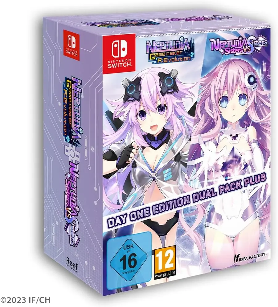 Neptunia Game Maker R:Evolution / Neptunia: Sisters VS Sisters Day One Edition Dual Pack Plus (Switch)
