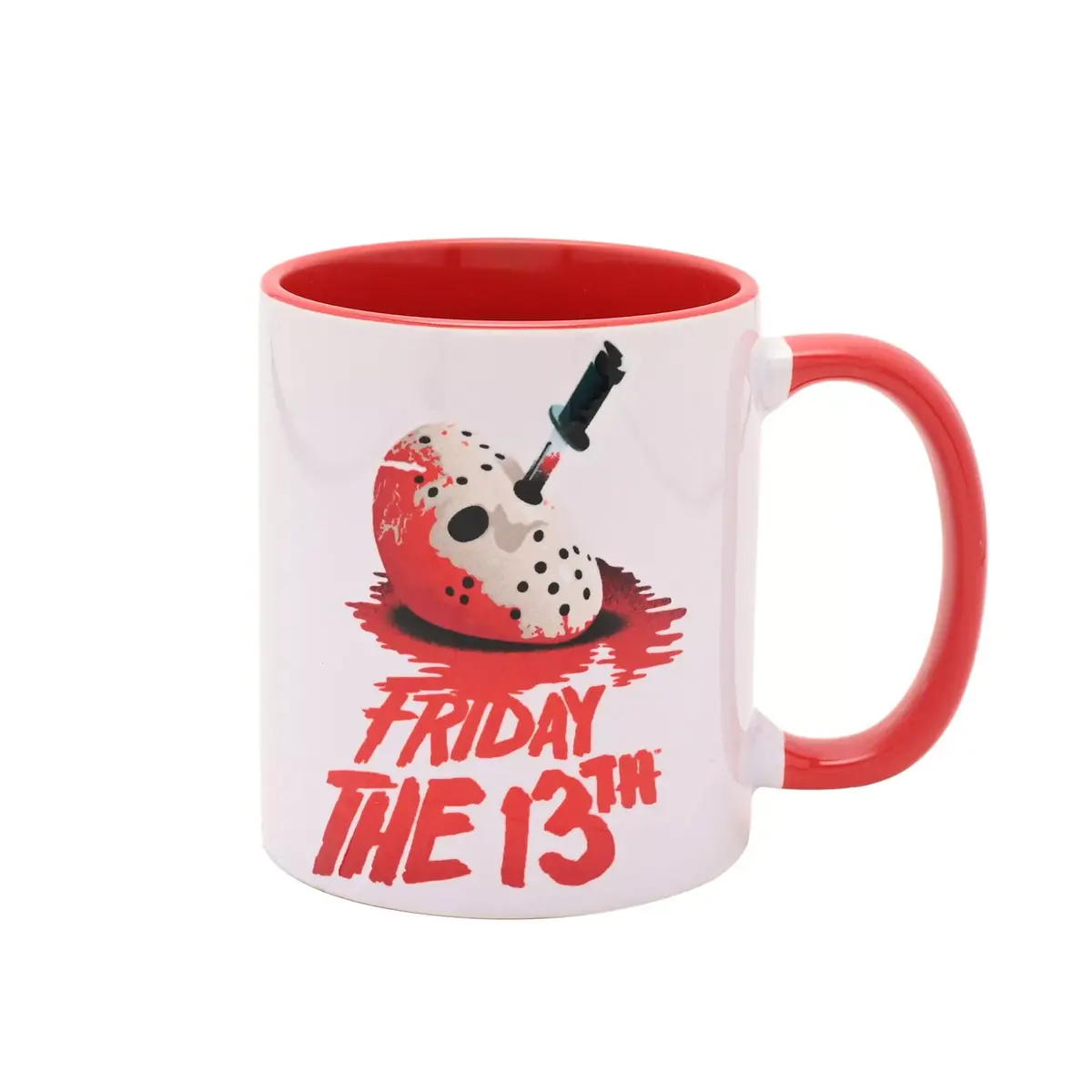Jason Mask Red Inside Mug