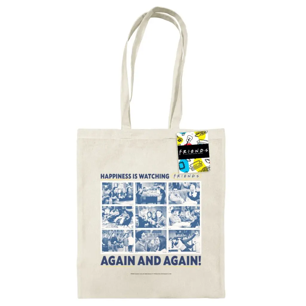 Happiness Is Watching Friends Tote Bag