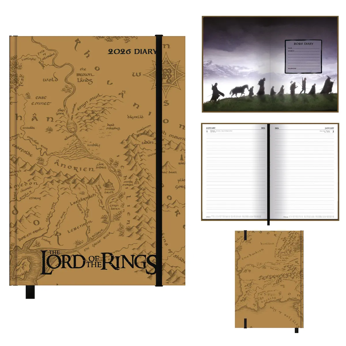 Lord Of The Rings 2026 A5 Dtp Diary