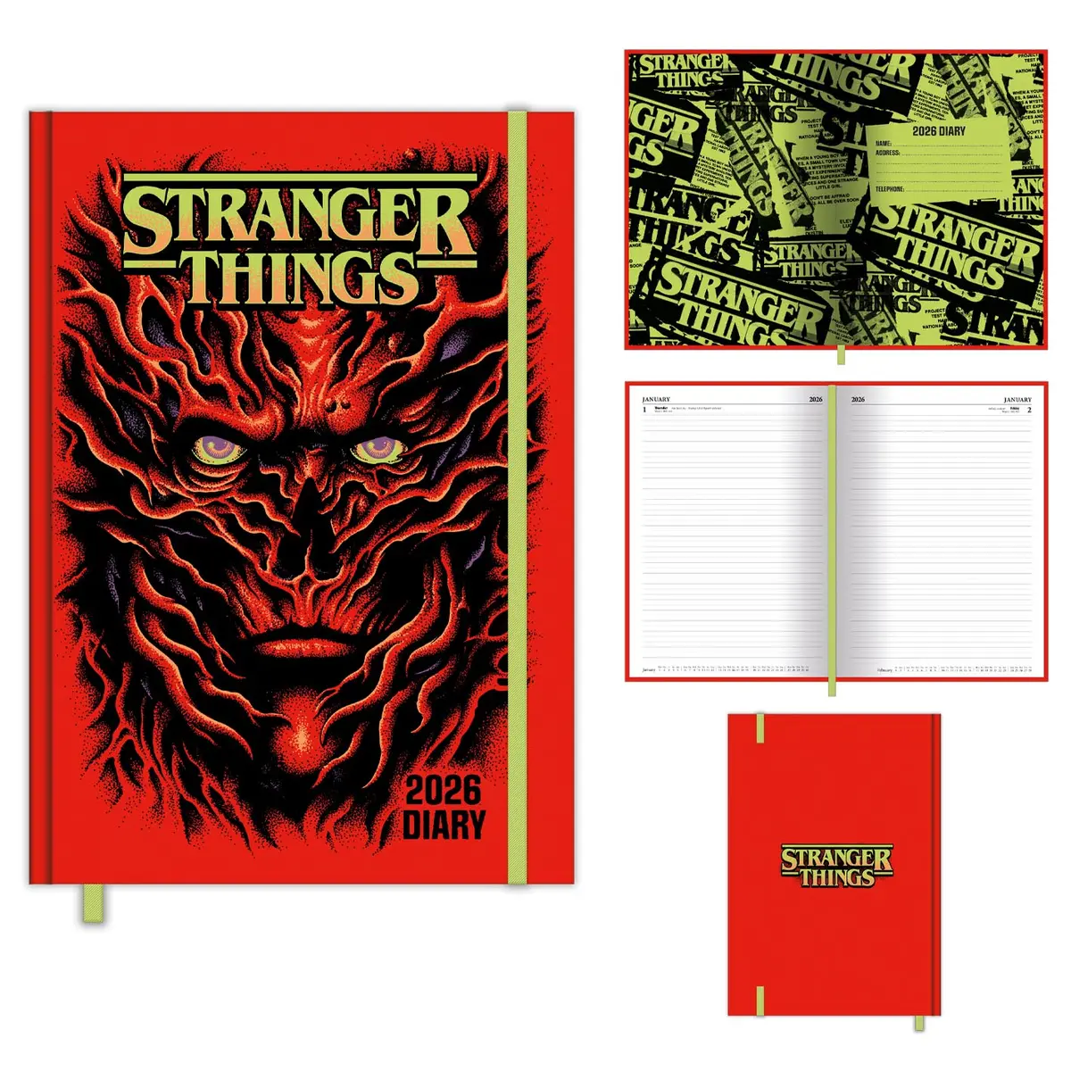 Stranger Things 2026 A5 Dtp Diary