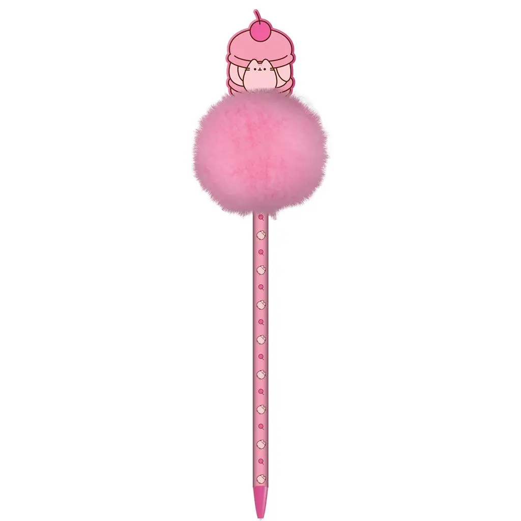 Pusheen Cherry Pom Pom Pen