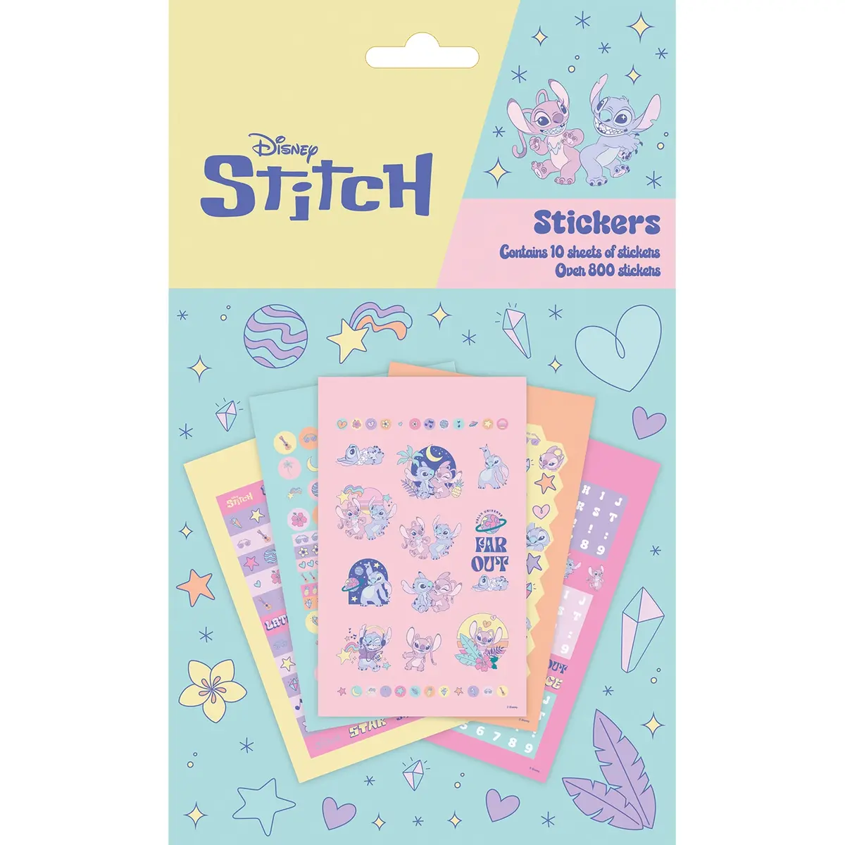 Lilo & Stitch Planetary Sticker Set (800)