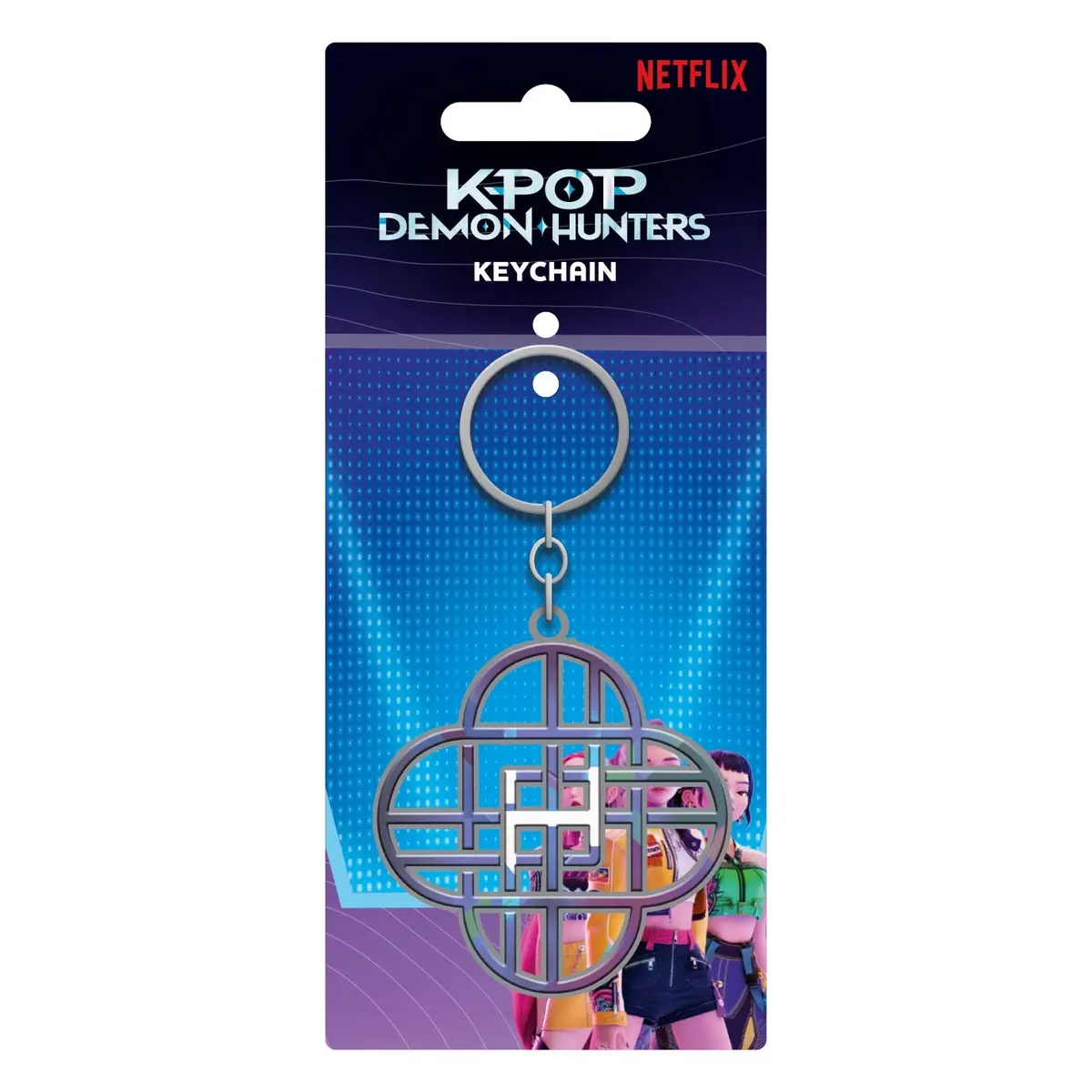 Huntrix Logo Metal Keychain