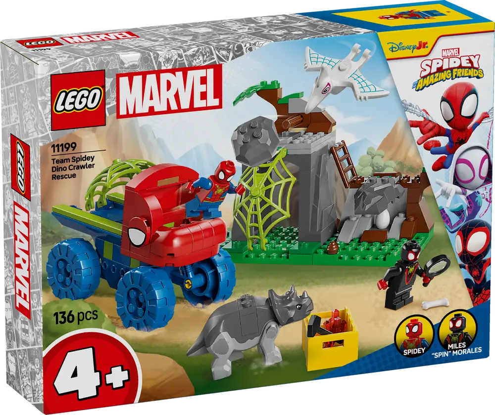 Team Spidey: Dino-truck til unnsetning (11199)
