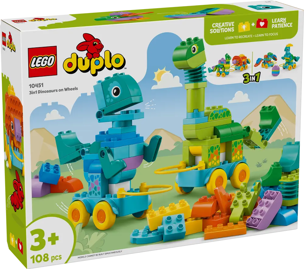 Dinosaurer på hjul (10451)