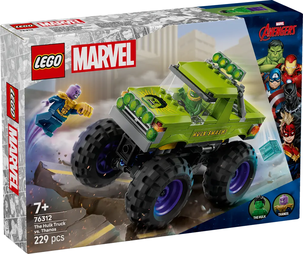 Hulk-monstertruck mot Thanos (76312)